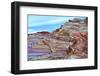 Rocky landscape, White Domes Area, Valley of Fire State Park, Nevada, USA.-Michel Hersen-Framed Photographic Print