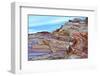 Rocky landscape, White Domes Area, Valley of Fire State Park, Nevada, USA.-Michel Hersen-Framed Photographic Print