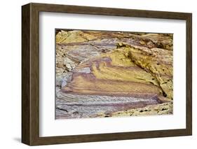 Rocky landscape, White Domes Area, Valley of Fire State Park, Nevada, USA.-Michel Hersen-Framed Photographic Print