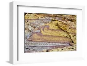 Rocky landscape, White Domes Area, Valley of Fire State Park, Nevada, USA.-Michel Hersen-Framed Photographic Print