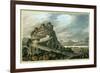 Rocky Landscape with Castle-Robert Adam-Framed Giclee Print