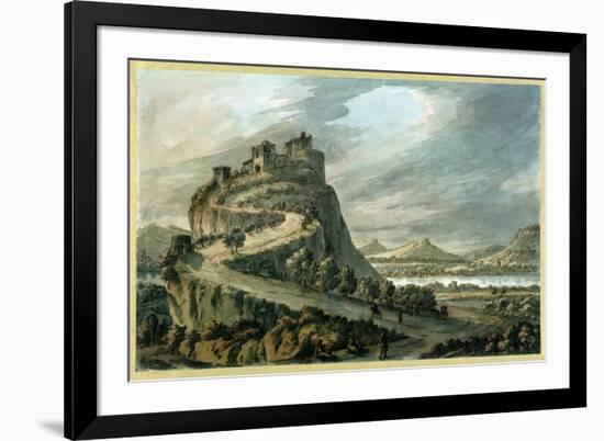 Rocky Landscape with Castle-Robert Adam-Framed Giclee Print