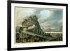 Rocky Landscape with Castle-Robert Adam-Framed Giclee Print