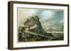 Rocky Landscape with Castle-Robert Adam-Framed Giclee Print