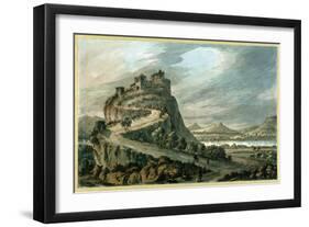 Rocky Landscape with Castle-Robert Adam-Framed Giclee Print