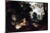 Rocky Landscape with Saint Francis, Early 17th Century-Abraham Govaerts-Mounted Giclee Print