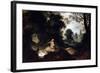 Rocky Landscape with Saint Francis, Early 17th Century-Abraham Govaerts-Framed Giclee Print