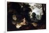 Rocky Landscape with Saint Francis, Early 17th Century-Abraham Govaerts-Framed Giclee Print