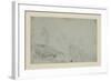 Rocky Landscape with Standing Figure-Richard Wilson-Framed Giclee Print