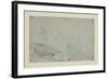 Rocky Landscape with Standing Figure-Richard Wilson-Framed Giclee Print