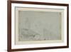 Rocky Landscape with Standing Figure-Richard Wilson-Framed Giclee Print