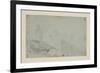 Rocky Landscape with Standing Figure-Richard Wilson-Framed Giclee Print