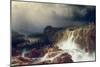 Rocky Landscape with Waterfall in Smaland, 1859-Marcus Larson-Mounted Giclee Print