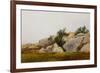 Rocky Landscape-John Frederick Kensett-Framed Giclee Print