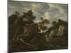 Rocky Landscape-Jacob Isaacksz Van Ruisdael-Mounted Art Print