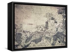 Rocky Landscape-Hercules Seghers-Framed Stretched Canvas