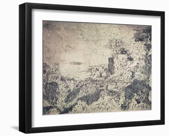 Rocky Landscape-Hercules Seghers-Framed Giclee Print