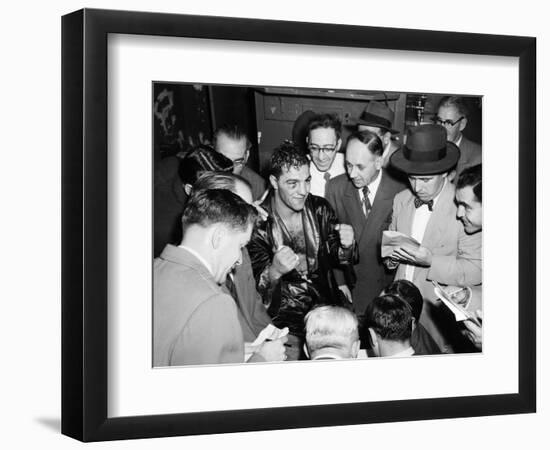 Rocky Marciano (1924-1969)-null-Framed Giclee Print