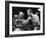 Rocky Marciano Landing a Punch on Jersey Joe Walcott, Sept. 23, 1952-null-Framed Photo