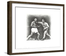 Rocky Marciano: the Punch-Allen Friedlander-Framed Art Print