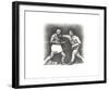 Rocky Marciano: the Punch-Allen Friedlander-Framed Art Print