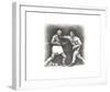 Rocky Marciano: the Punch-Allen Friedlander-Framed Art Print