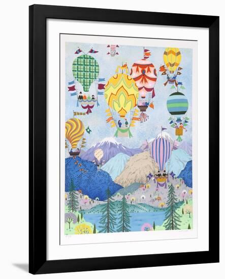 Rocky Mountain Balloons-Jack Hofflander-Framed Limited Edition