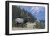 Rocky Mountain bull elk-Ken Archer-Framed Photographic Print