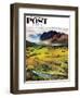 "Rocky Mountain Fly Fishing" Saturday Evening Post Cover, May 5, 1956-John Clymer-Framed Giclee Print