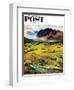 "Rocky Mountain Fly Fishing" Saturday Evening Post Cover, May 5, 1956-John Clymer-Framed Giclee Print