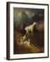 Rocky Mountain Goats, C.1885-Albert Bierstadt-Framed Giclee Print