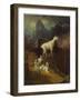 Rocky Mountain Goats, C.1885-Albert Bierstadt-Framed Giclee Print