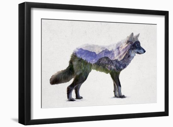 Rocky Mountain Grey Wolf-Davies Babies-Framed Premium Giclee Print