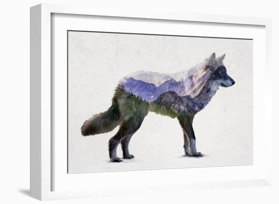 Rocky Mountain Grey Wolf-Davies Babies-Framed Premium Giclee Print