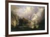 Rocky Mountain Landscape, 1870-Albert Bierstadt-Framed Giclee Print