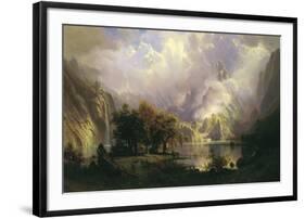 Rocky Mountain Landscape, 1870-Albert Bierstadt-Framed Giclee Print