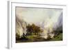 Rocky Mountain Landscape, 1870-Albert Bierstadt-Framed Giclee Print