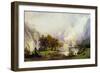 Rocky Mountain Landscape, 1870-Albert Bierstadt-Framed Giclee Print