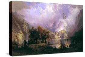 Rocky Mountain Landscape-Albert Bierstadt-Stretched Canvas