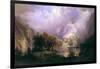Rocky Mountain Landscape-Albert Bierstadt-Framed Giclee Print