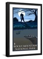 Rocky Mountain National Park, Co - Bigfoot, c.2009-Lantern Press-Framed Art Print