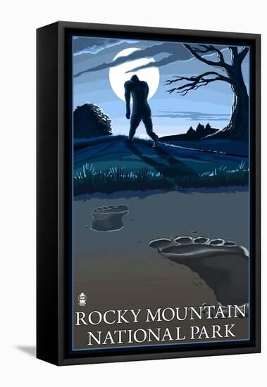 Rocky Mountain National Park, Co - Bigfoot, c.2009-Lantern Press-Framed Stretched Canvas