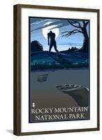 Rocky Mountain National Park, Co - Bigfoot, c.2009-Lantern Press-Framed Art Print