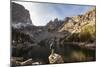 Rocky Mountain National Park, Colorado: An Adult Male Stands Alongside Emerald Lake-Ian Shive-Mounted Photographic Print