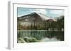 Rocky Mountain National Park, Colorado, Bear Lake View of Long's Peak, Estes Park-Lantern Press-Framed Art Print