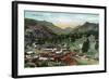 Rocky Mountain National Park, Colorado, General View of Estes Park-Lantern Press-Framed Art Print