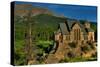 Rocky Mountain National Park, Colorado - St. Malos Chapel-Lantern Press-Stretched Canvas