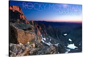 Rocky Mountain National Park, Colorado - Sunrise-Lantern Press-Stretched Canvas