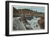 Rocky Mountain National Park, Colorado - The Big Dam-Lantern Press-Framed Art Print