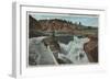 Rocky Mountain National Park, Colorado - The Big Dam-Lantern Press-Framed Art Print